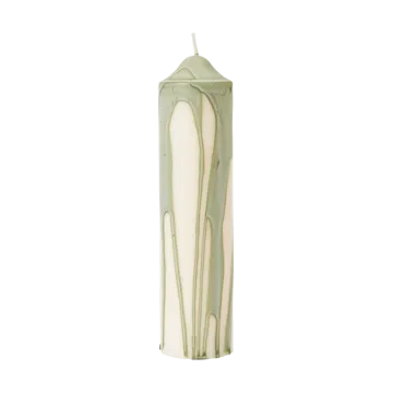 Dryp blockljus - Tea Green, 20 cm - Ferm Living