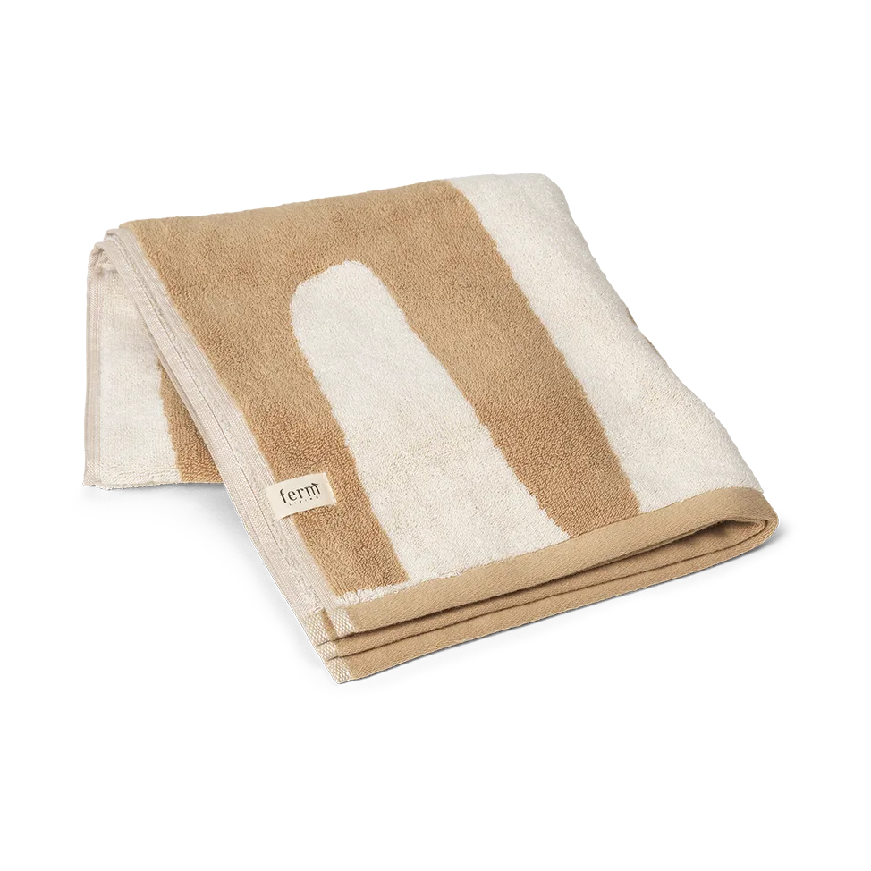 Ebb handduk 50x100 cm, Sand, off-white Ferm Living