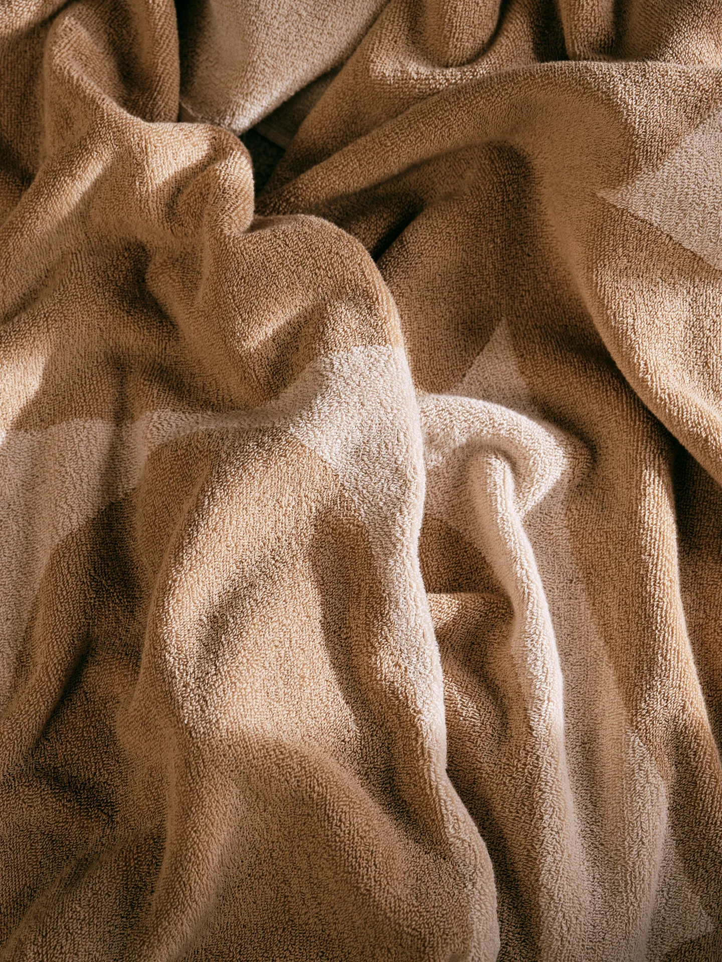 Ebb handduk 50x100 cm, Sand, off-white Ferm Living