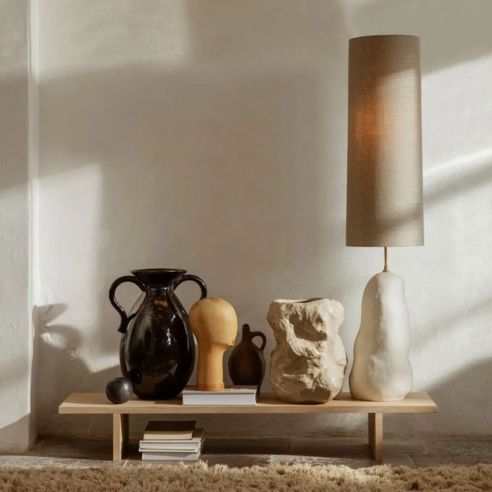 Eclipse Lampskärm, Natural, long Ferm Living