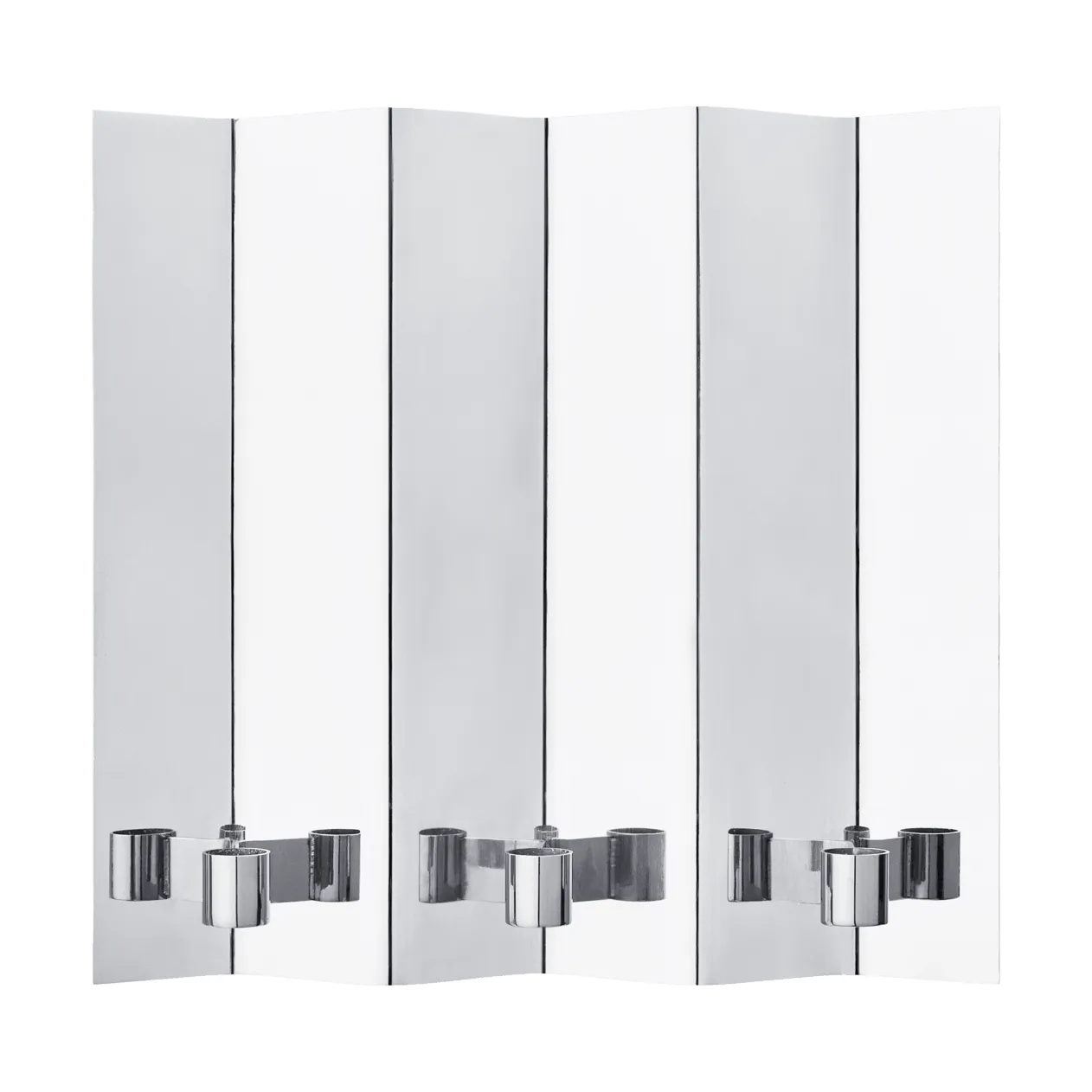 Eddy väggljusstake, 3, Mirror polished Ferm Living