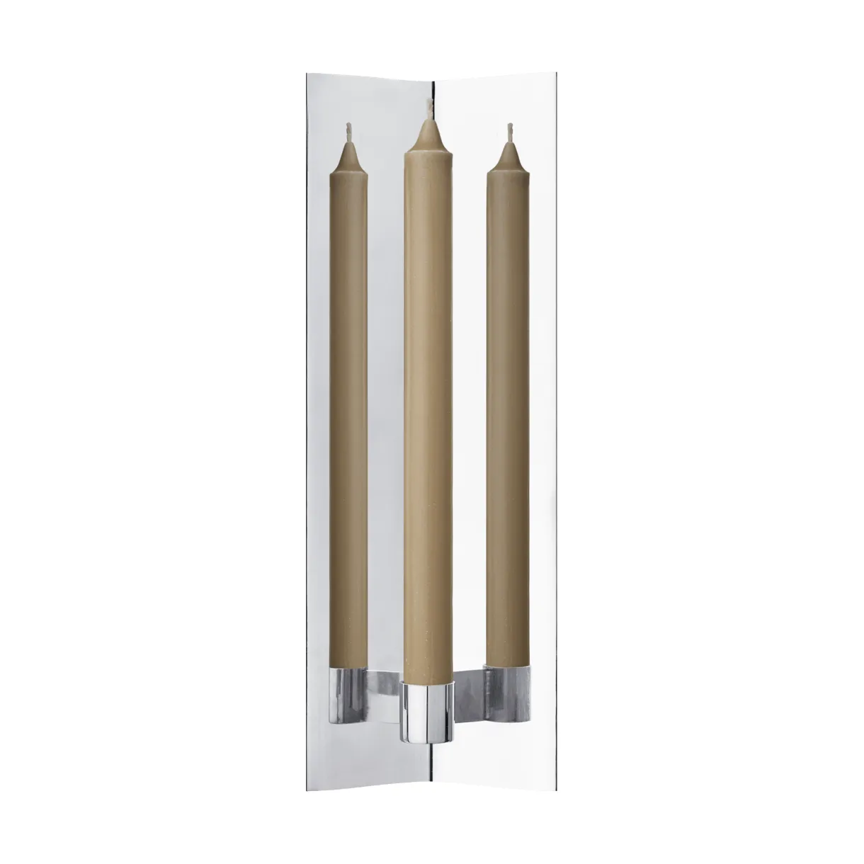 Eddy väggljusstake, Mirror polished Ferm Living
