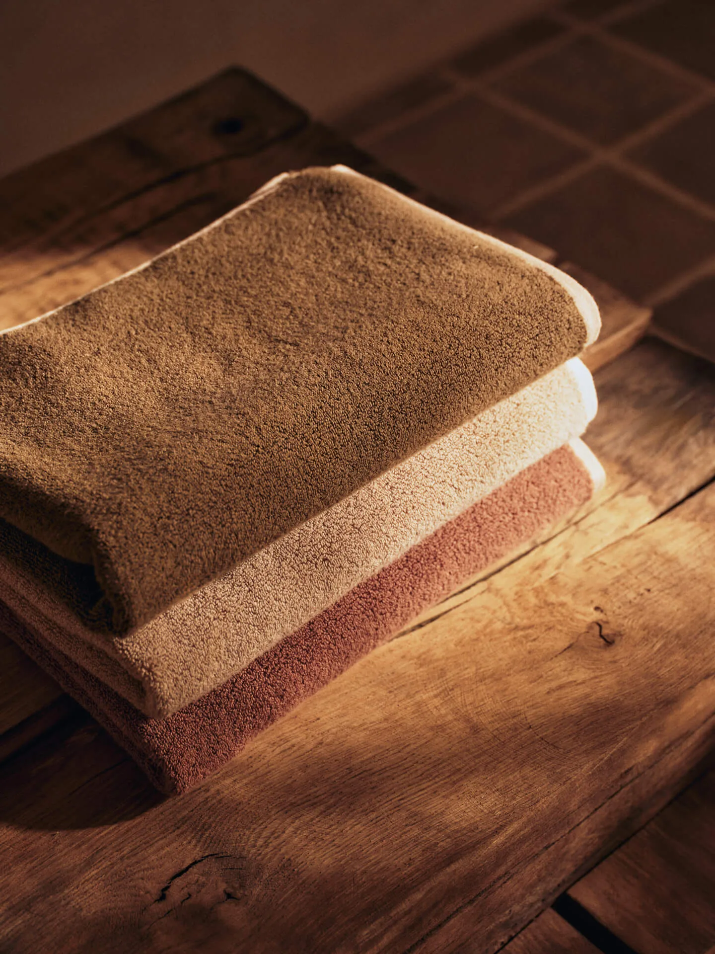 Ekko handduk, Olive-cashmere, 50x100 cm Ferm Living