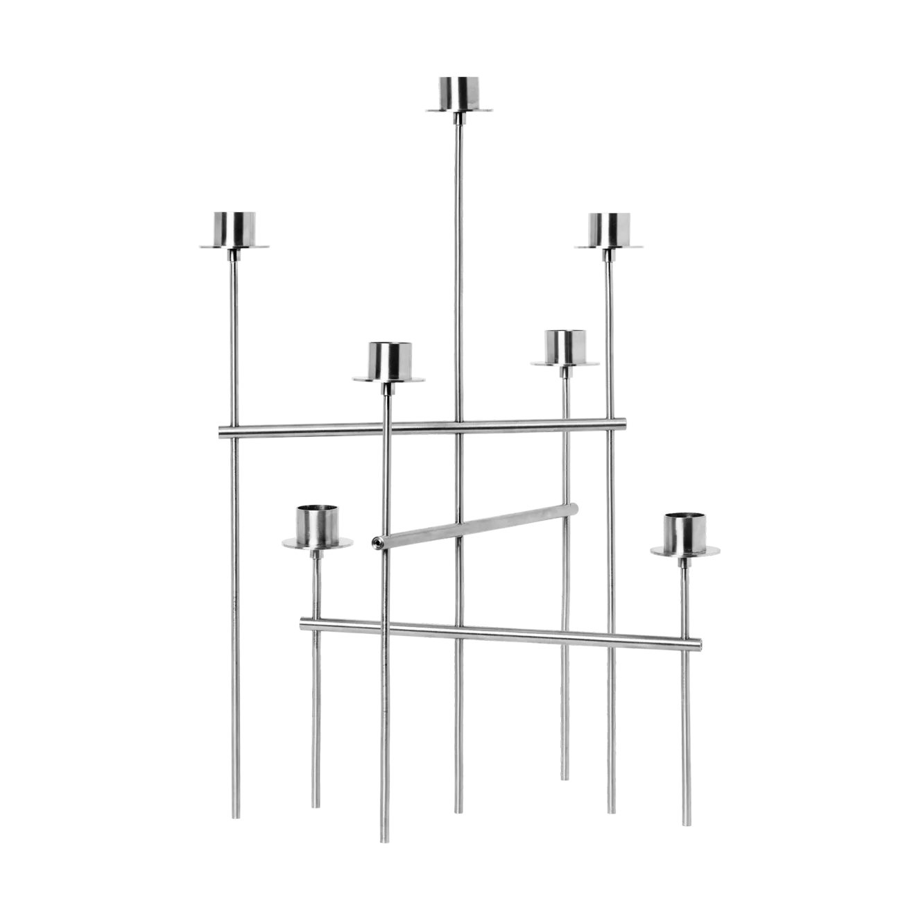 Elysia ljusstake, Brushed stainless steel Ferm Living