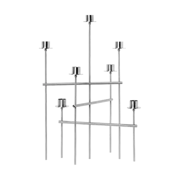 Elysia ljusstake - Brushed stainless steel - Ferm Living