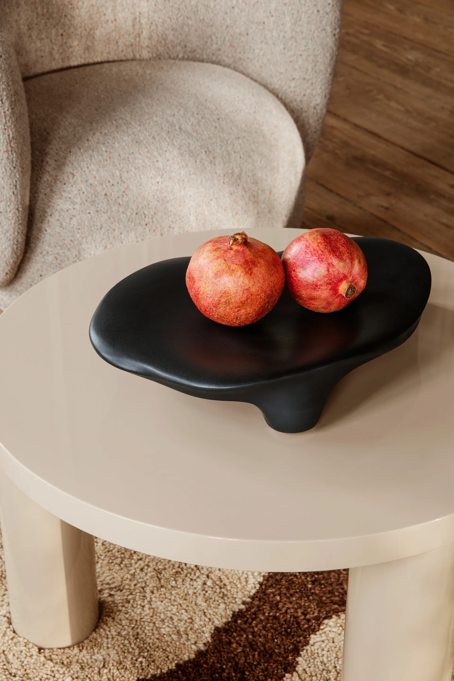 Esca Piece dekorationsfat, Black Ferm Living