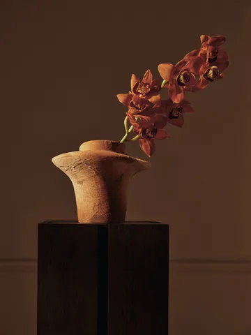 Evio vas - Burnt umber, Ø25x22 cm - Ferm Living