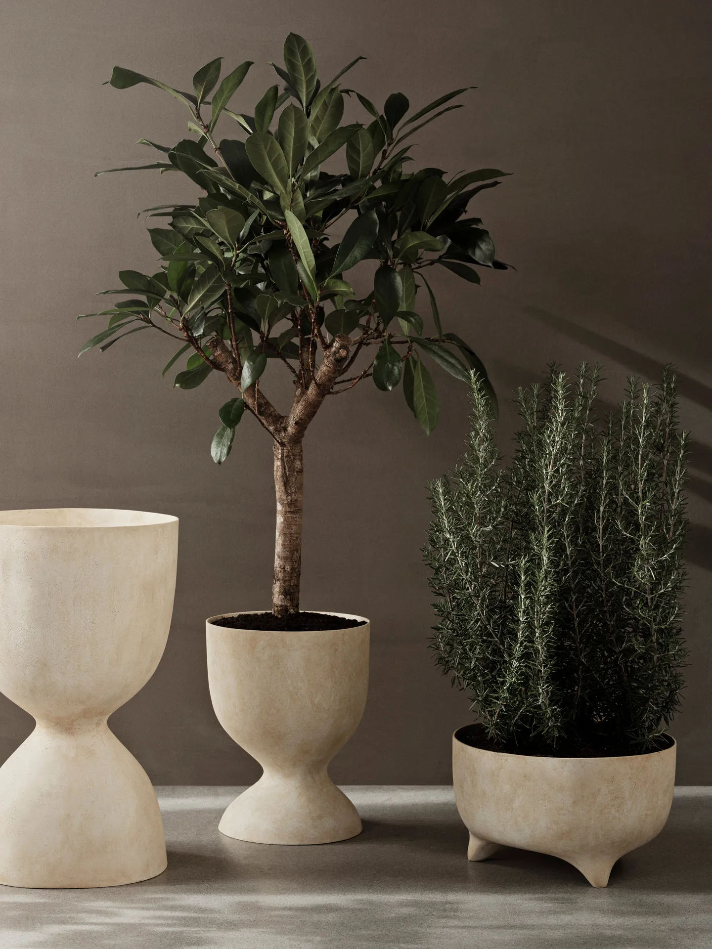 Evoke kruka 70 cm, Warm Sand Ferm Living