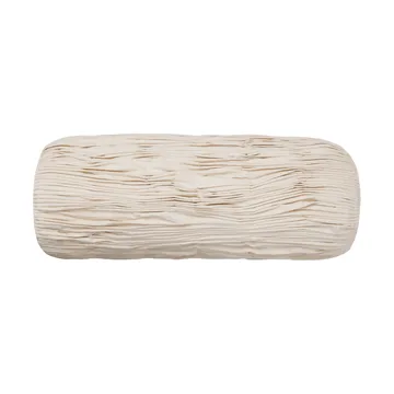 Falda smocked bolster cylinderkudde - Undyed - Ferm Living