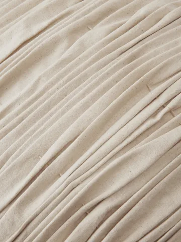 Falda smocked bolster cylinderkudde - Undyed - Ferm Living