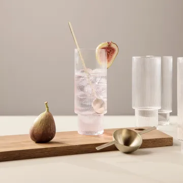 Fein longdrinksked - Mässing - Ferm Living