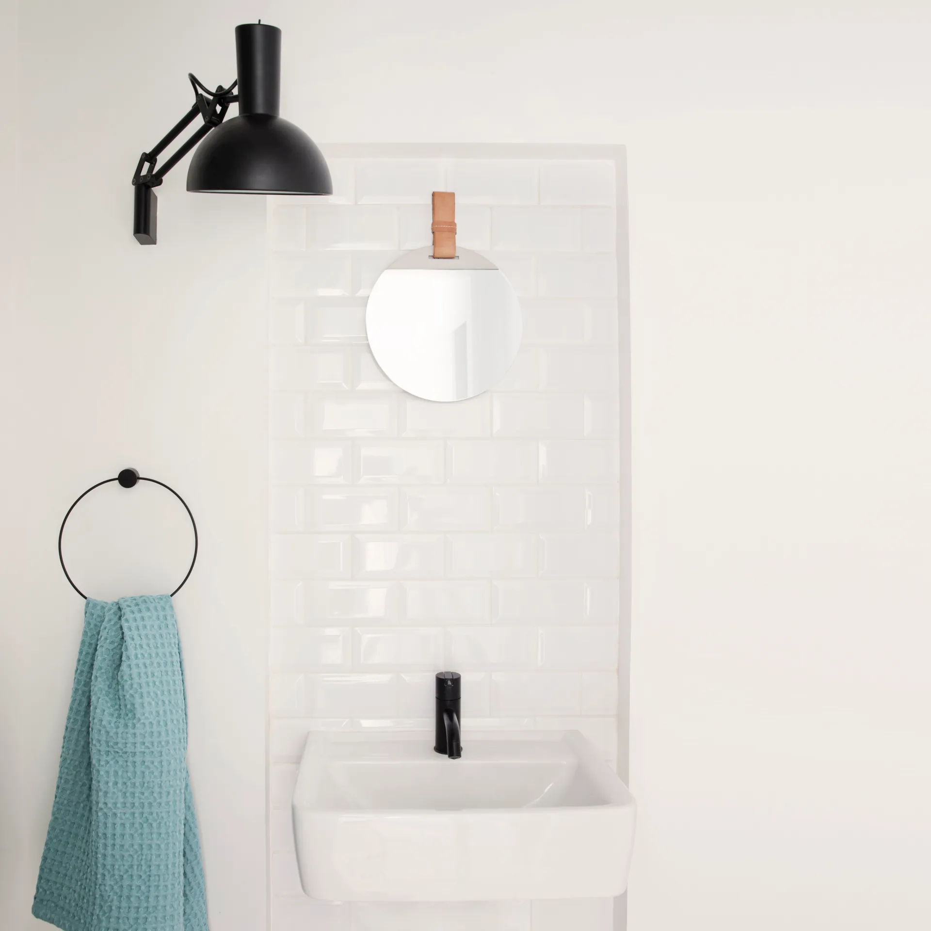 Ferm handdukshängare, svart Ferm Living