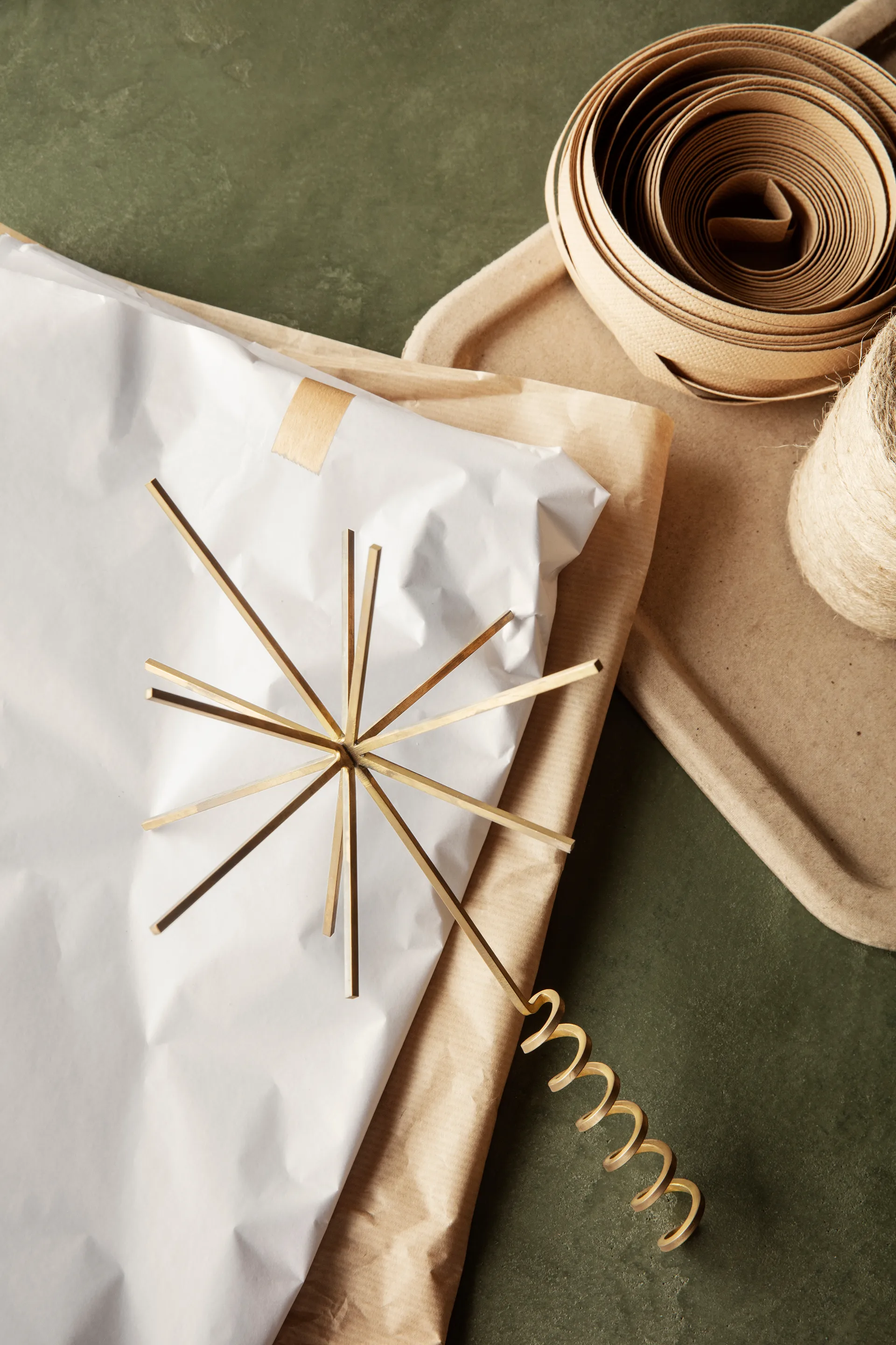 Ferm Living julgransstjärna mässing, mässing Ferm Living