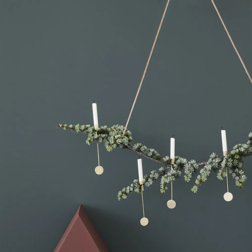 Ferm Living ljushållare till julgran, 4-pack Ferm Living