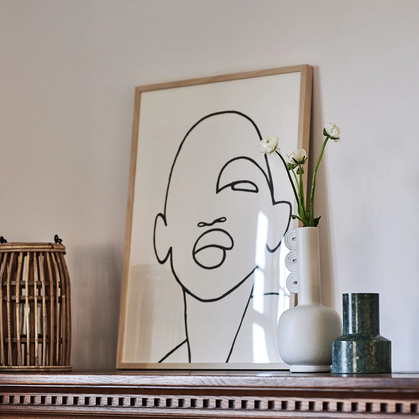 Ferm Living Muses vas, clio Ferm Living
