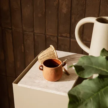Ferm Living plant box marmorbricka - Beige - Ferm Living