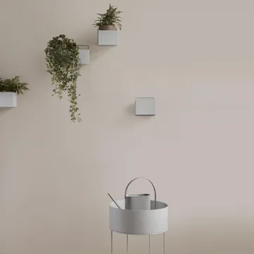 Ferm Living plant box rund - Ljusgrå - Ferm Living