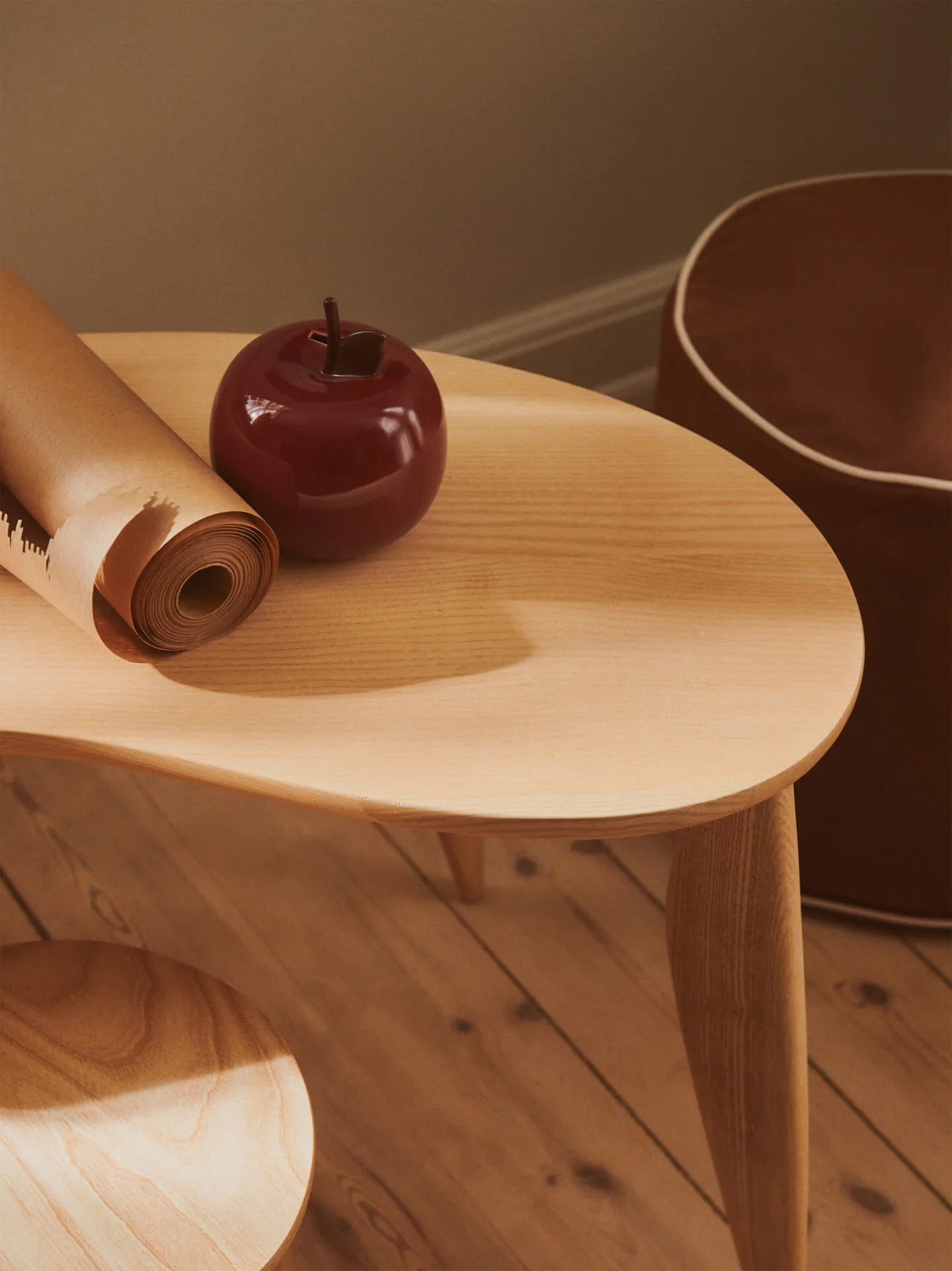 Feve kids skrivbord, Obehandlad ask Ferm Living
