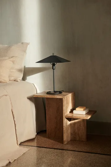 Filo square bordslampa - Black-black - Ferm Living