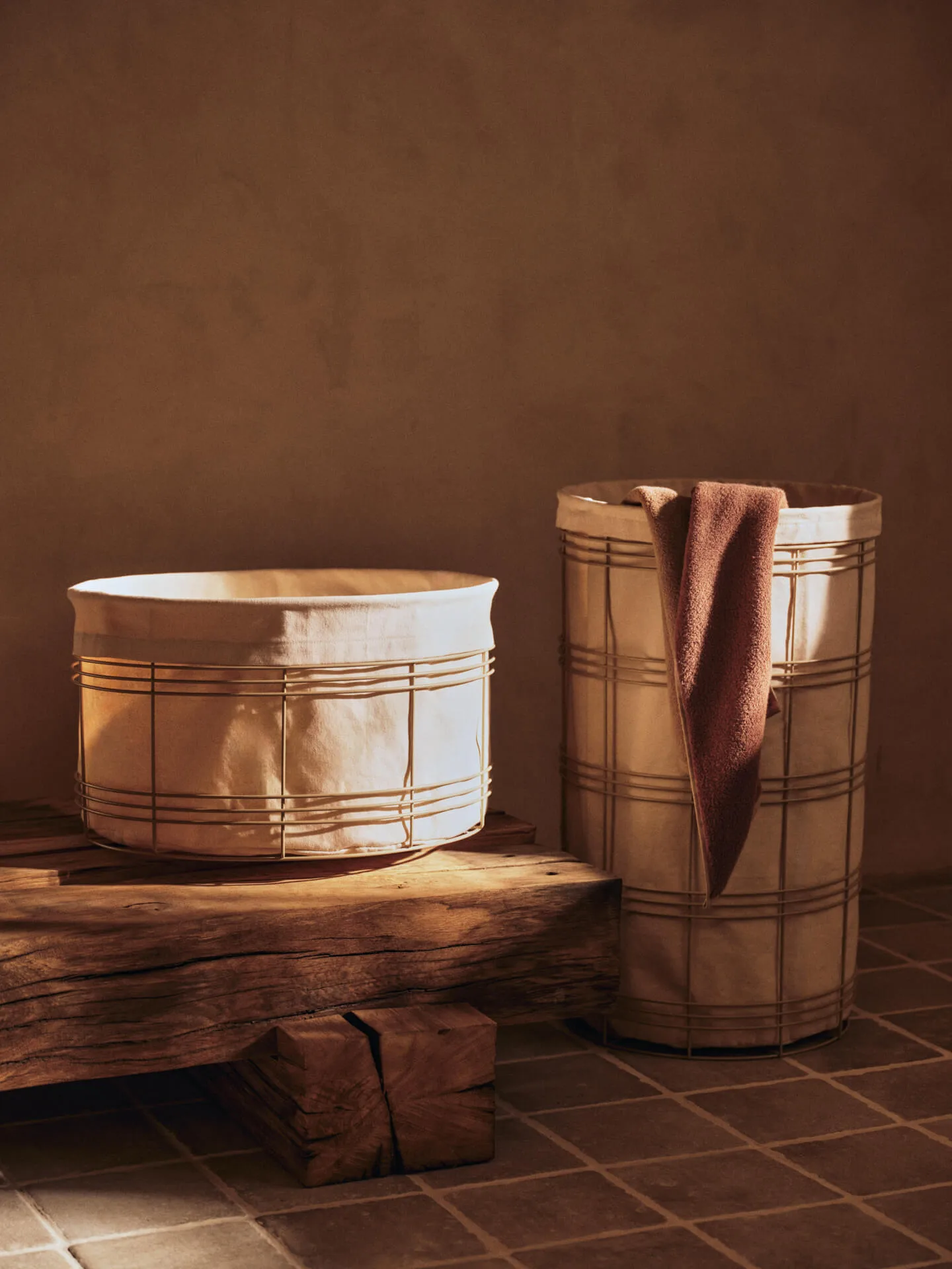 Fio tvättkorg, Cashmere-natural Ferm Living