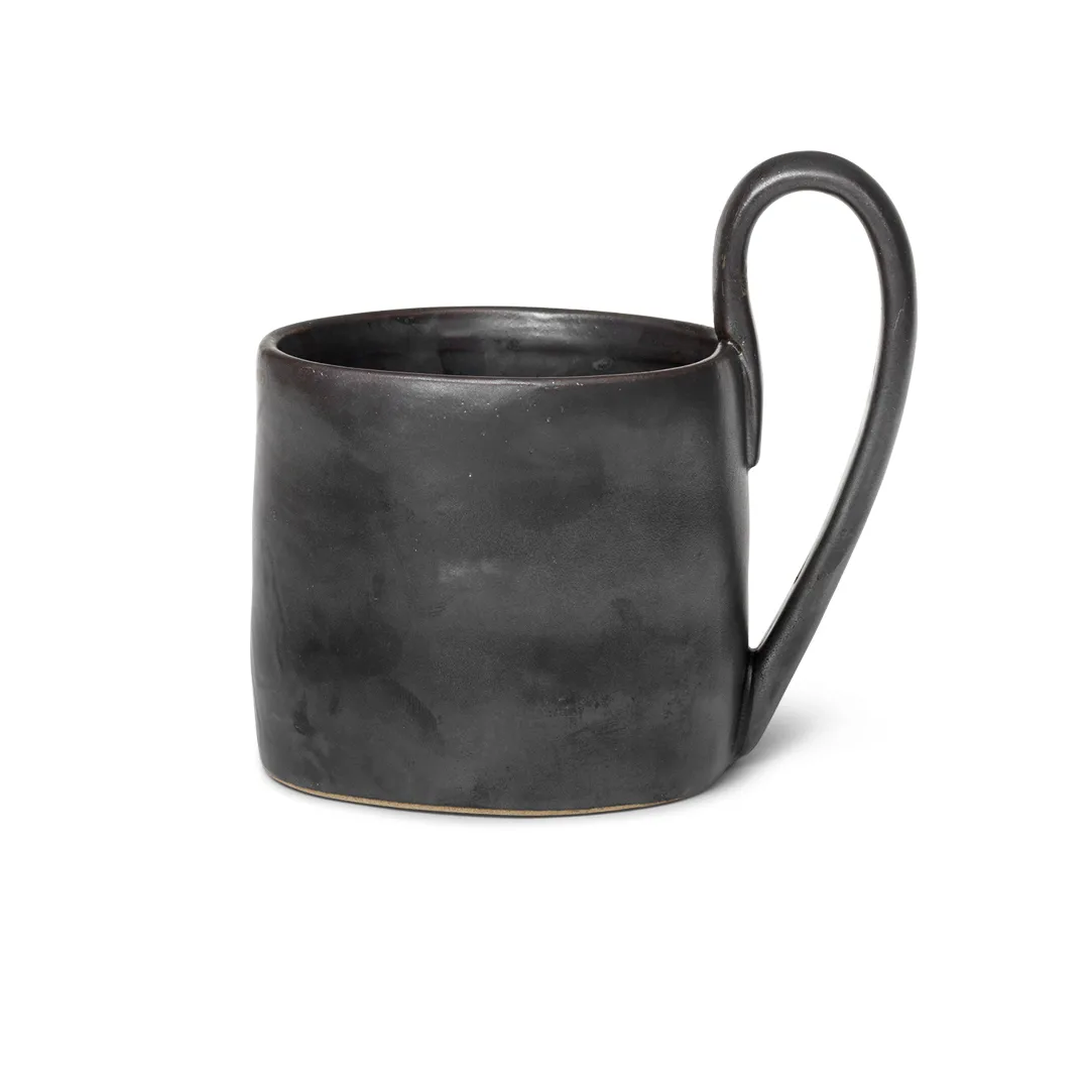 Flow mugg 36 cl, Svart Ferm Living