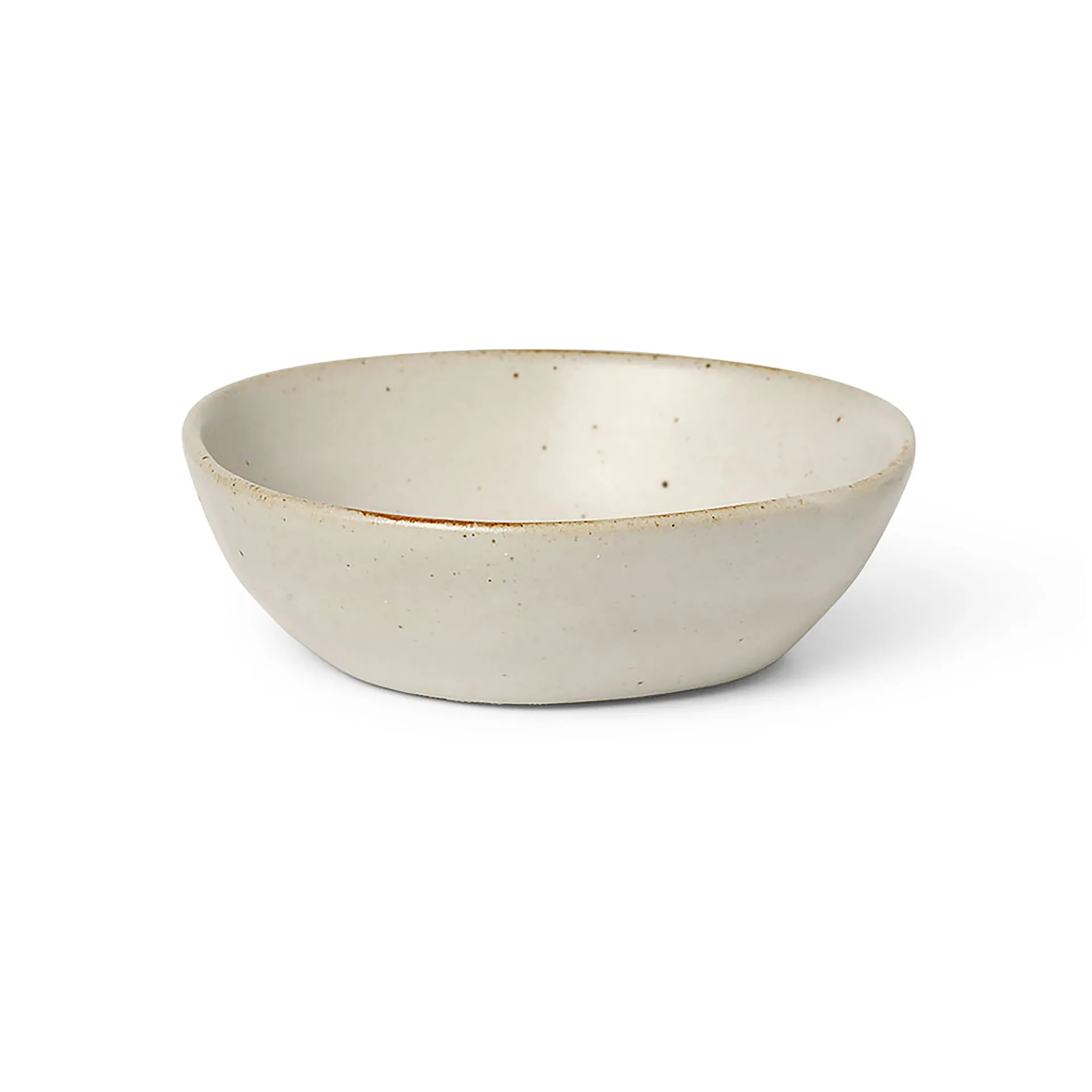 Flow skål 9 cm, Off-white speckle Ferm Living