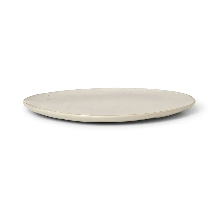 Flow tallrik 22 cm - Off-white speckle - Ferm Living