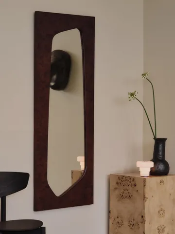 Folia spegel - Dark stained burl, 135 cm - Ferm Living