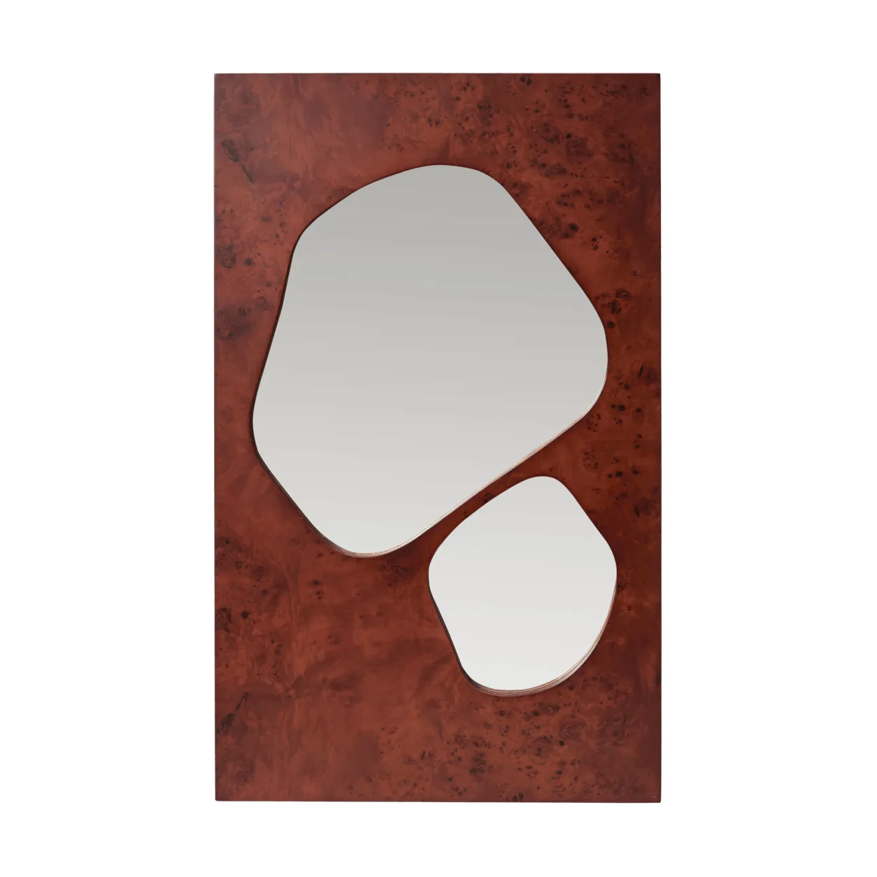 Folia spegel, Dark stained burl, 82 cm Ferm Living