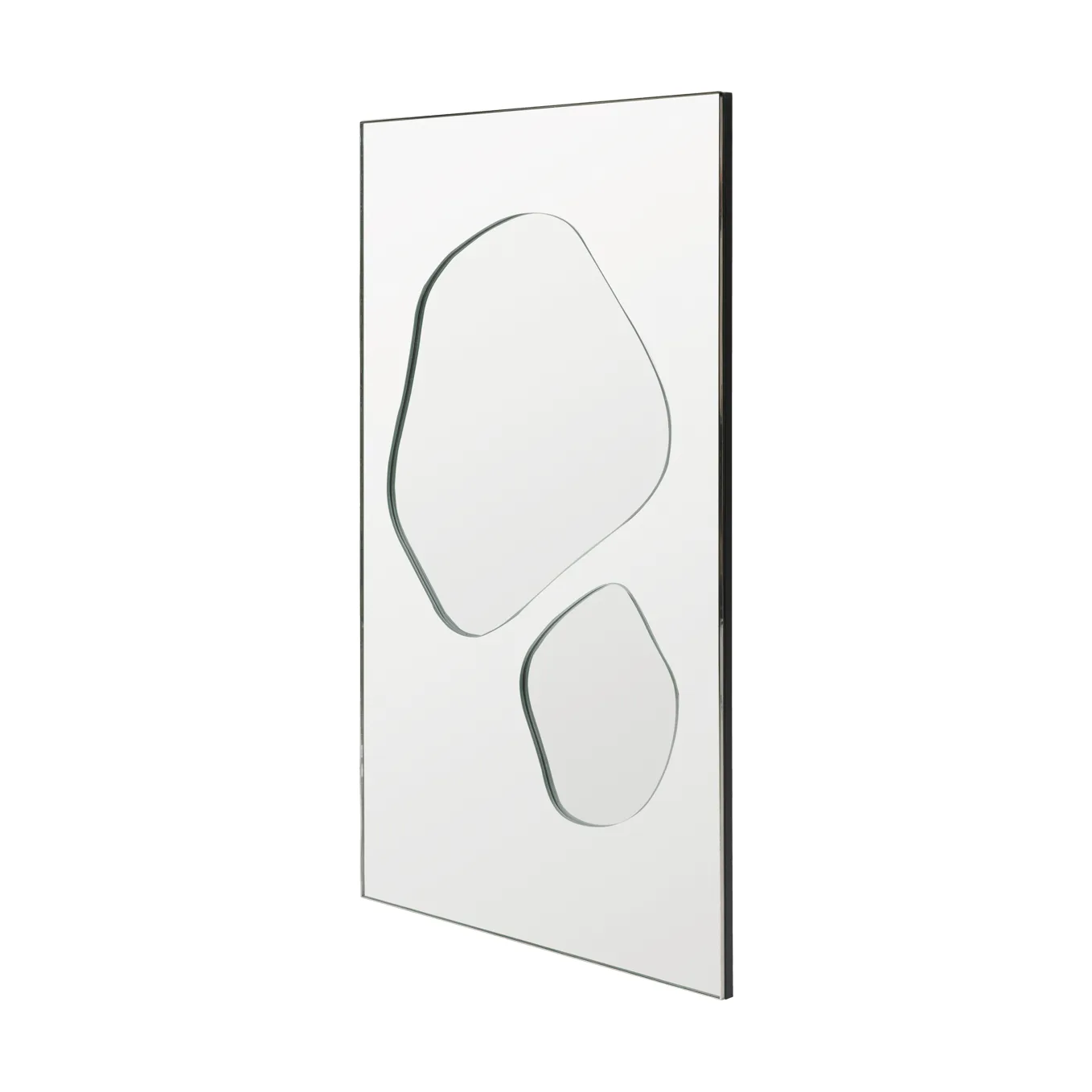 Folia spegel, Silver, 82 cm Ferm Living