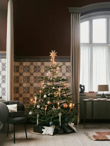 Forest ljushållare till julgran 4-pack - Brass - Ferm Living
