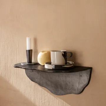 Fracture hylla - Svärtad aluminium - Ferm Living