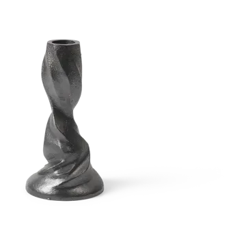Gale ljusstake 13 cm - Blackened Aluminium - Ferm Living