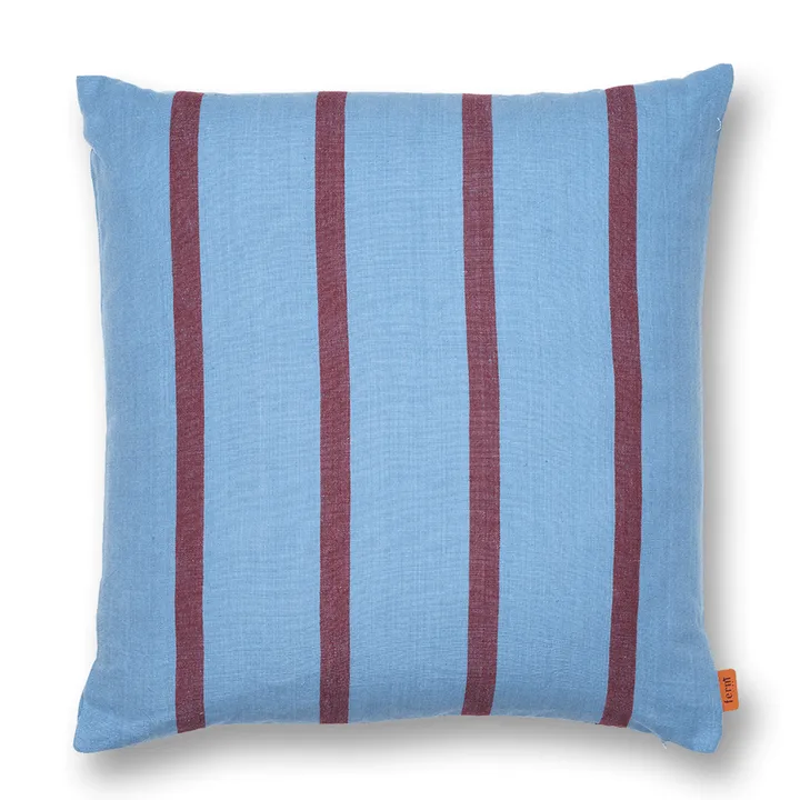 Grand kudde 50x50 cm - Faded blue-burgundy - Ferm Living