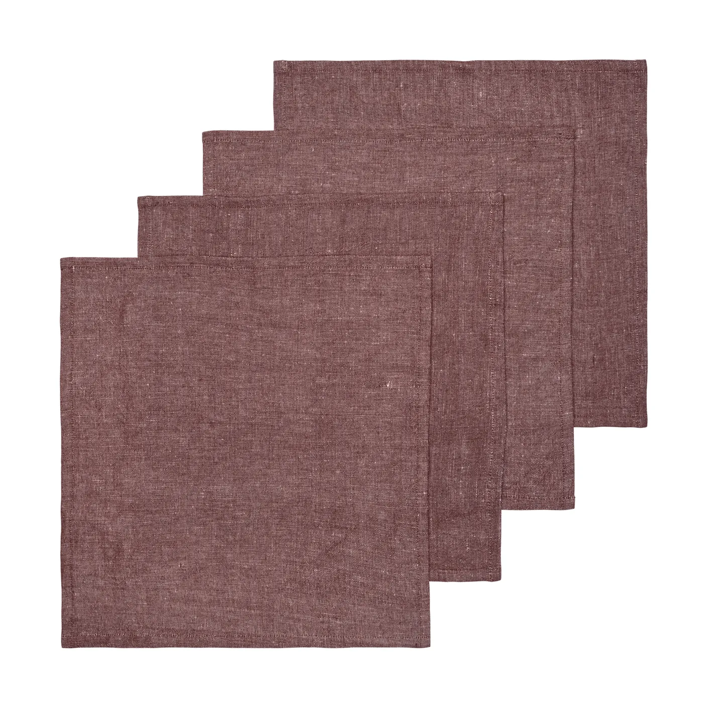 Hale servett 4-pack, Chestnut, 35x35 cm Ferm Living
