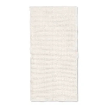 Handduk ekologisk bomull off-white - 50x100 cm - Ferm Living