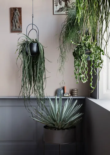 Hanging deco pot hängande kruka Ø18.5 cm - Svart - Ferm Living