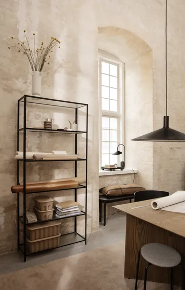 Haze bokhylla - Black - Ferm Living