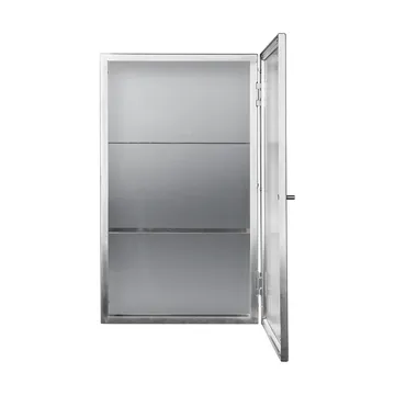 Haze väggskåp - Reeded glass - stainless steel - Ferm Living