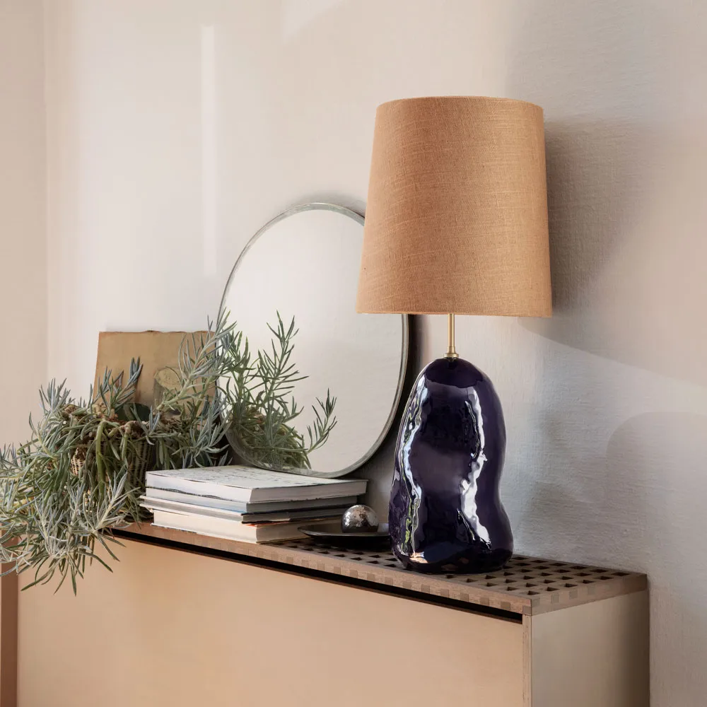 Hebe Lampfot, dark grey, large Ferm Living