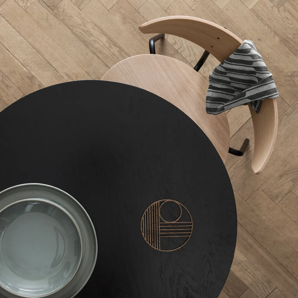 Herman Stol, natural oak, ekben Ferm Living