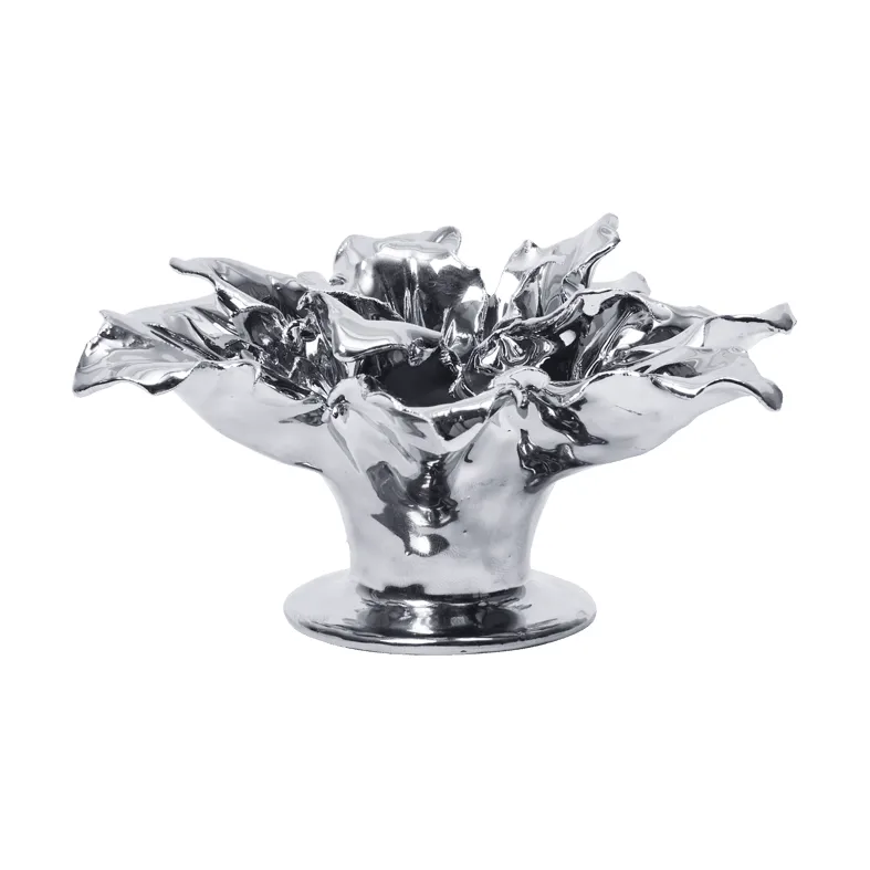 Holly Leaf ljusstake, Silver, 7 cm Ferm Living