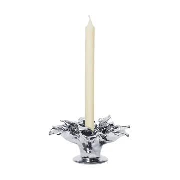 Holly Leaf ljusstake - Silver, 7 cm - Ferm Living