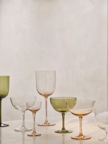 Host cocktailglas 24 cl 2-pack - Moss green - Ferm Living