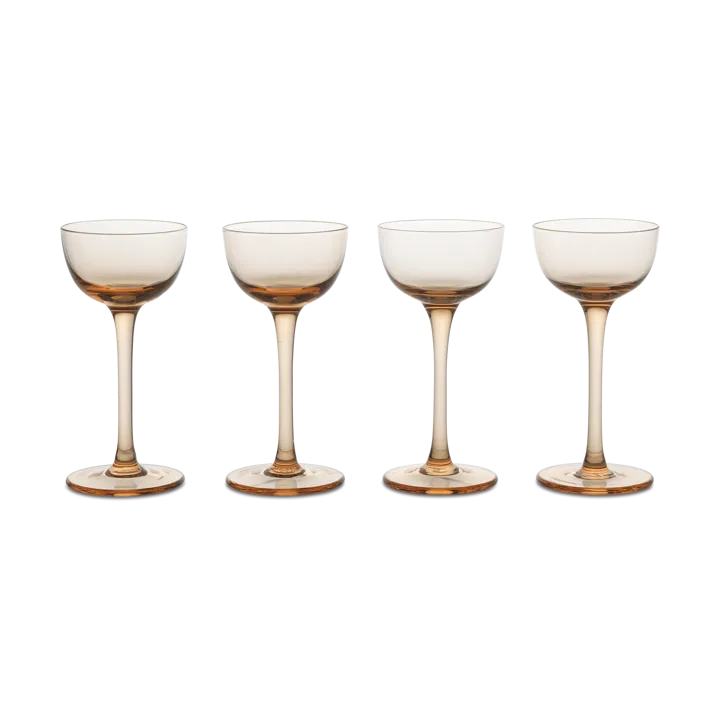 Host likörglas 4-pack - Blush - Ferm Living