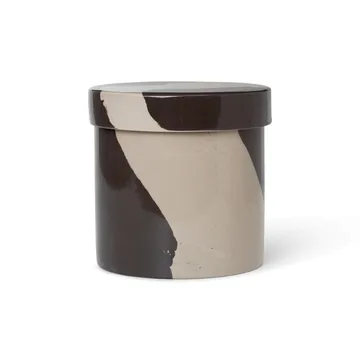 Inlay förvaringsburk Ø14,5 cm - Sand-brown - Ferm Living