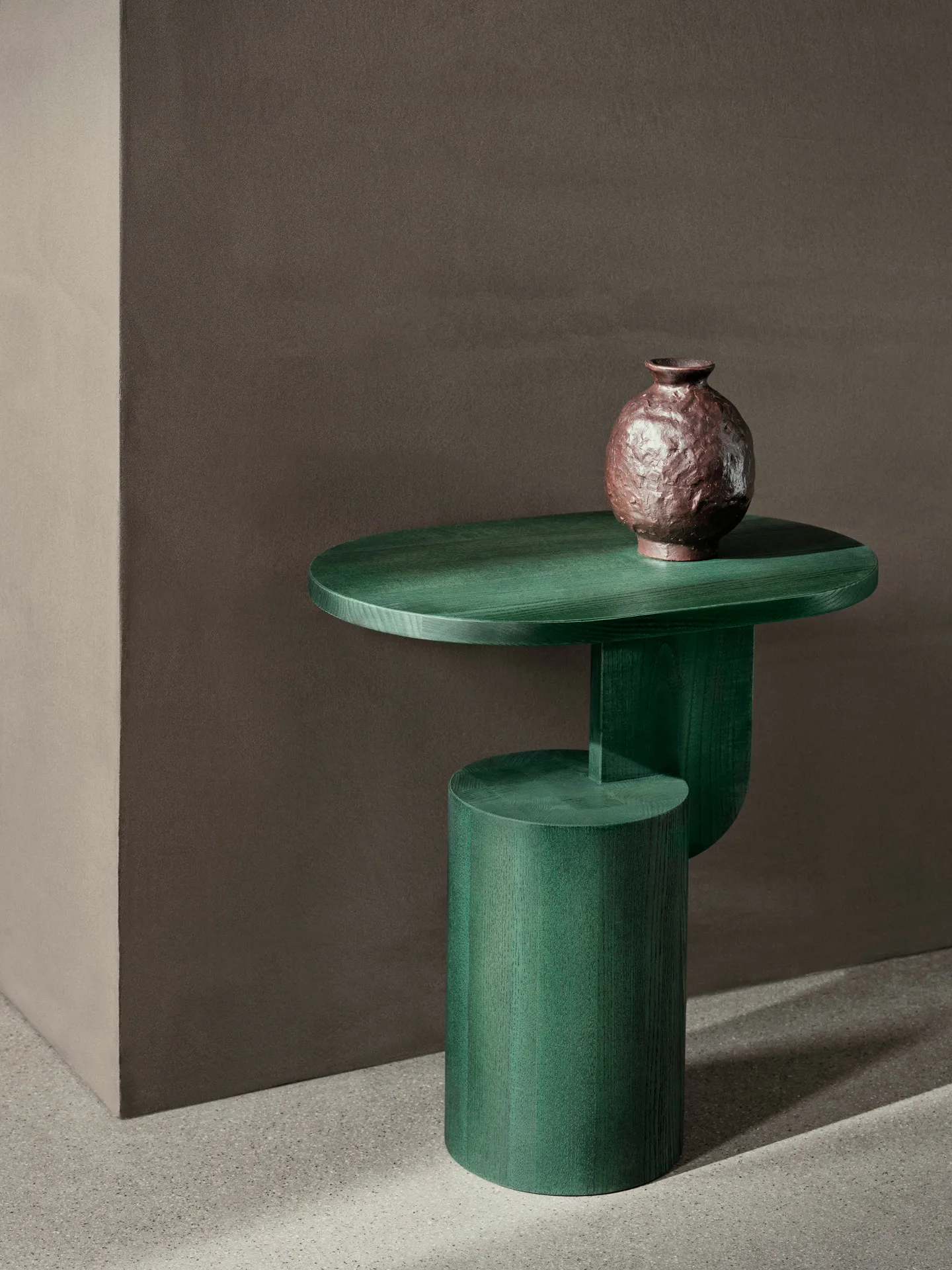 Insert sidobord, Myrtle Green Stained Ferm Living