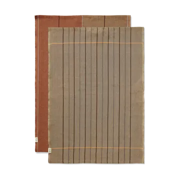 Ito kökshandduk 50x70 cm 2-pack - Hazel-oat - Ferm Living