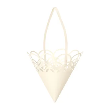 Julhänge pappersstrut vit 3-pack - Off-white - Ferm Living