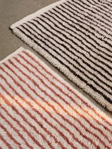 Kami matta - Off white-coffee, 120x180 cm - Ferm Living